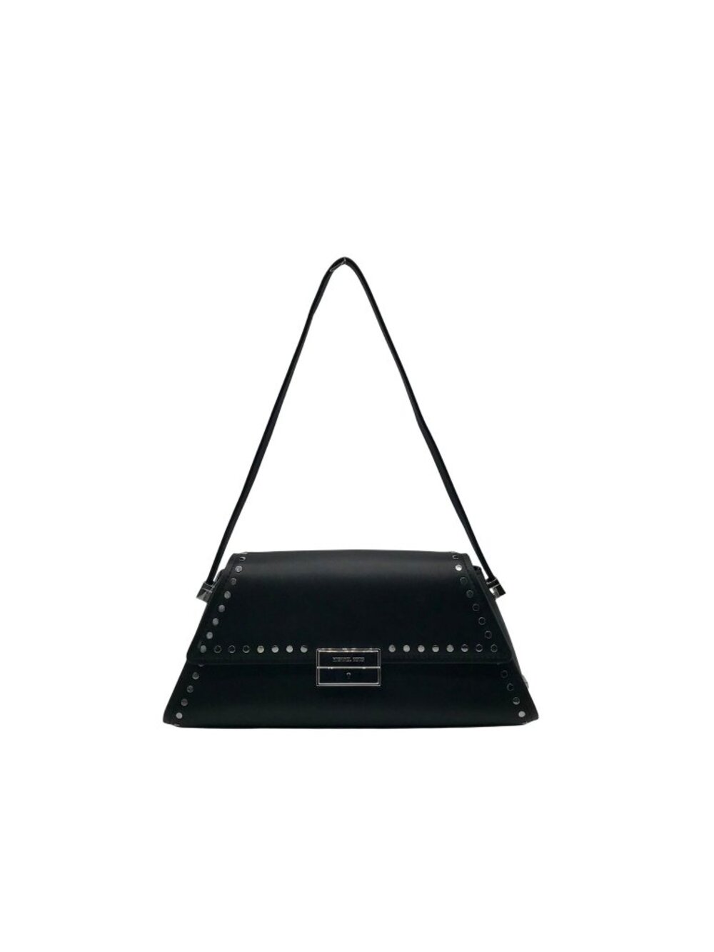 Michael Kors Black Leather Ludlow Convertible Shoulder Bag